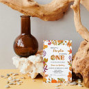 Search for pumpkin is turning one invitations Typography