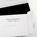 Search for black lined envelopes Return address