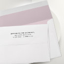 Search for lavender envelopes Return address