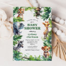 Search for jungle baby shower invitations Gender neutral