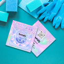 Search for washing laundry business cards Blue