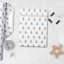Search for black and white christmas tree wrapping paper Pine trees