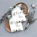 Search for winter wedding thank you cards Simple