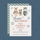 Search for winter woodland birthday invitations Animal