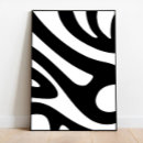 Search for and white zebra posters Modern