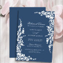 Search for navy rehearsal dinner invitations Minimalist