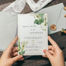 Search for elegant white lilies invitations Gold