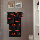 Search for halloween black and orange bath towels Retro