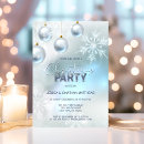 Search for blue and silver christmas invitations Snowflakes