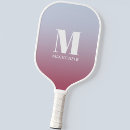 Search for monogrammed pickleball paddles Initial