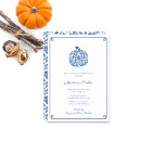 Search for white pumpkin bridal shower invitations Autumn
