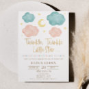 Search for twinkle twinkle little star gender reveal invitations Boy or girl