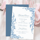 Search for blue rehearsal dinner invitations Classic