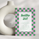Search for vintage 21st birthday invitations Cute