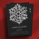 Search for black and silver christmas invitations Corporate christmas party