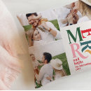 Search for unique christmas cushions Merry