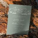 Search for nature rehearsal dinner invitations Pine tree