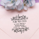 Search for wildflowers rubber stamps Hand drawn
