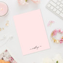 Search for monogrammed post it notes Pink