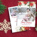 Search for red poinsettia christmas cards Simple