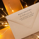 Search for return address christmas rubber stamps Elegant