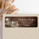 Search for invitation return address stickers Rustic