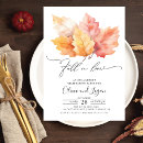 Search for fall in love engagement party invitations Modern minimalist