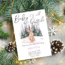 Search for pine tree baby shower invitations Winter wonderland