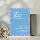 Search for periwinkle bridal shower invitations Modern