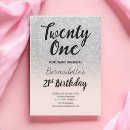 Search for silver 21st birthday invitations Twenty one