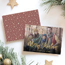 Search for gold script christmas cards Stars