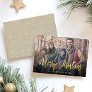 Search for gold script christmas cards Stars