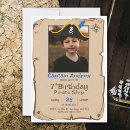 Search for pirates invitations Boys