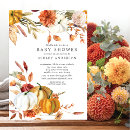 Search for fall floral baby shower invitations Modern