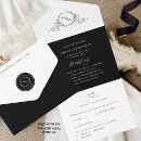 Search for black crown invitations Black and white