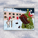 Search for funny cat cartoon christmas cards Reindeer