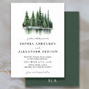 Search for hunter wedding invitations Pine forest
