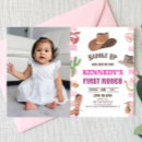 Search for cowgirl 1st birthday invitations Saddle up
