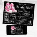 Search for sneakers birthday invitations Sneaker ball