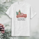Search for red truck tshirts Watercolor