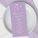Search for lavender dinner menus Engagement party