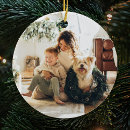 Search for couple with dog christmas tree decorations Pet