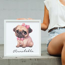 Search for pug posters nursery decor Dog lover