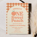 Search for sweet as a peach invitations For kids