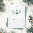 Search for pine trees christmas invitations Elegant