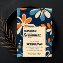 Search for blue daisy wedding invitations Modern