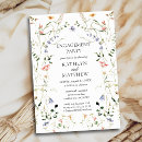 Search for wreath engagement party invitations Floral
