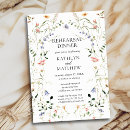 Search for garden rehearsal dinner invitations Floral