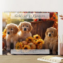 Search for golden calendars Flowers