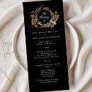 Search for traditional wedding programs Vintage